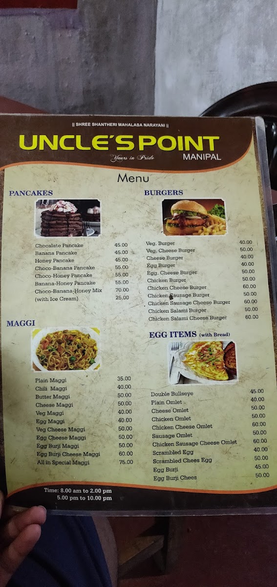 Menu - Uncle's Point photo 4
