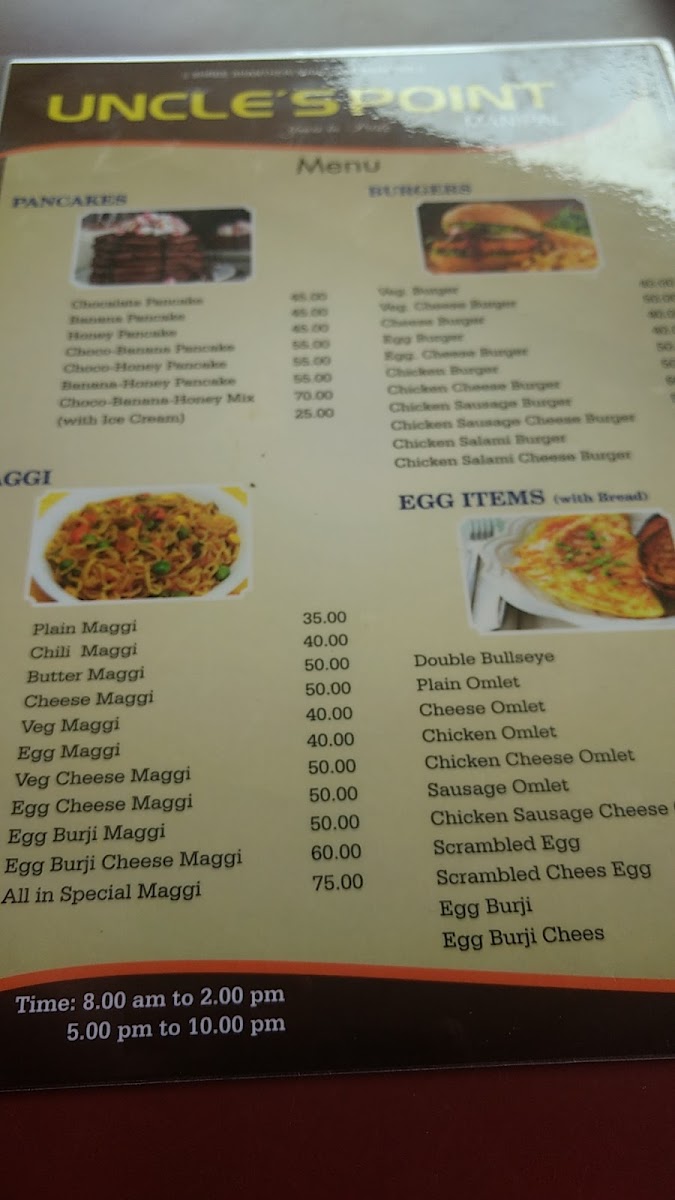 Menu - Uncle's Point photo 6